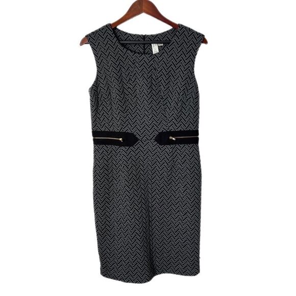 Emma & Michele Sleeveless Zipper Waist Shift Dress - Picture 6 of 6